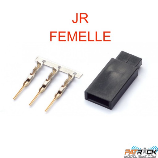 Connecteur JR male - boitier femelle - la pièce
