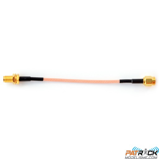 Beez2B Câble d'extension flexible RP-SMA male - SMA Femelle 100mm
