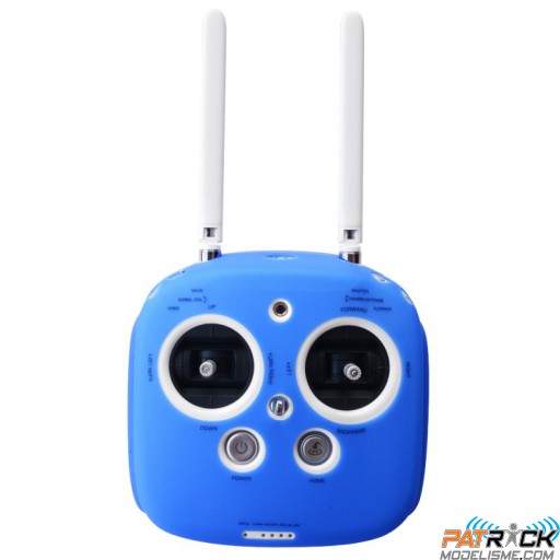 Protection silicone bleu pour radio Phantom 3, 4, inspire et M100 