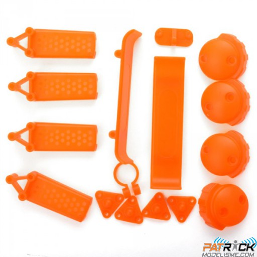 Jeu de pièces en plastique moulé orange FPV 220 Competition/Sport