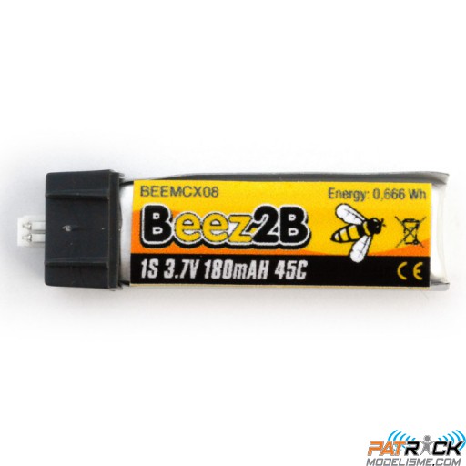 Batterie Lipo 1s 3.7V 180mAh 45C (mCX. mSR. Minium, inductrix etc...