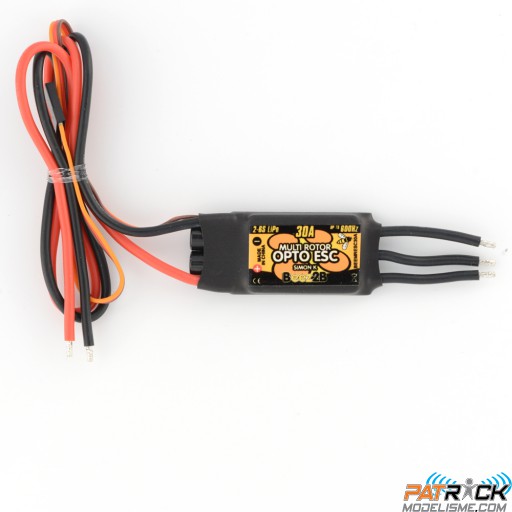 Controleur Beez2B Opto Multirotor SimonK ESC 30Amp 2-6S 25x43x9mm 25g