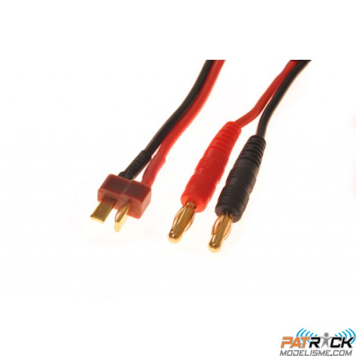 Cordon de charge bananes 4mm vers Dean/T plug mâle