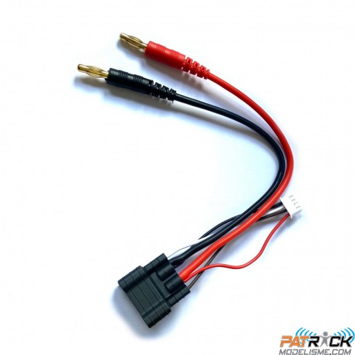 Cable de charge Traxxas 3S bananes 4mm