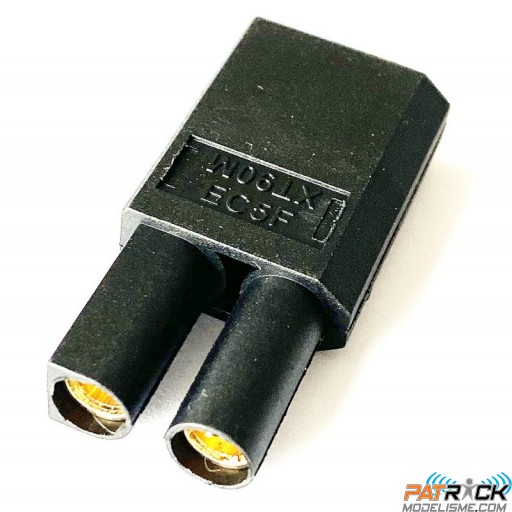 Adaptateur compact EC5 (femelle) vers XT90 (male)