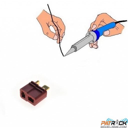 Connecteur Dean/ T plug femelle soudée atelier