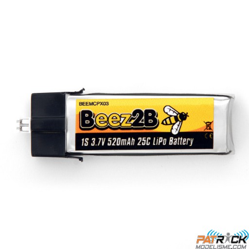 Accu LiPo Beez2b 3,7v 520mAh 25C pour Blade mCP X