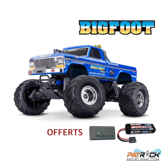 Traxxas BIGFOOT No.1 BL-2s 4X2 HD 1/10e SUR-COMMANDE