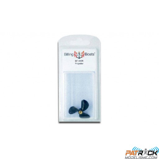 Hélice tripale plastique droite m4 40mm (1pc) Billing Boat