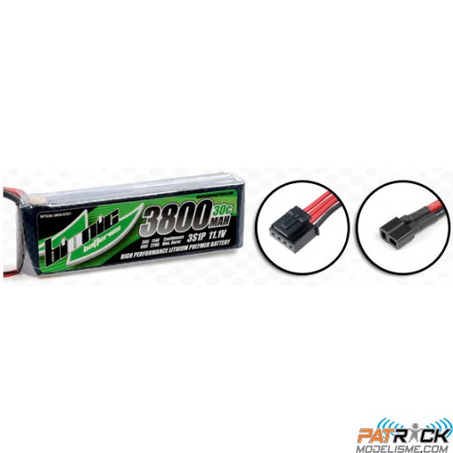Accu LiPo Bionic "Flight 30C" 3800mAh 3S1P 11,1V