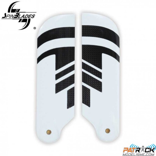 Pâles anticouple Spinblades Black belt 115mm pour 700