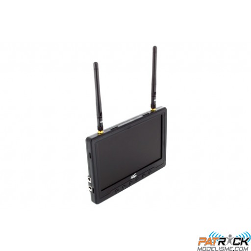 Ecran Black Pearl LCD 7" 5.8GHz Diversity 32 ch + batterie