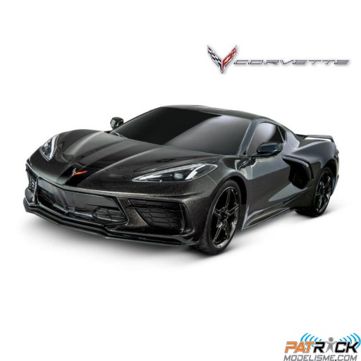 Traxxas 4-TEC 3.0 - CORVETTE STINGRAY 4X4–1/10 Noir SUR-COMMANDE