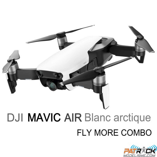 Dji Mavic Air Blanc arctique Fly More Combo - Prêt à voler