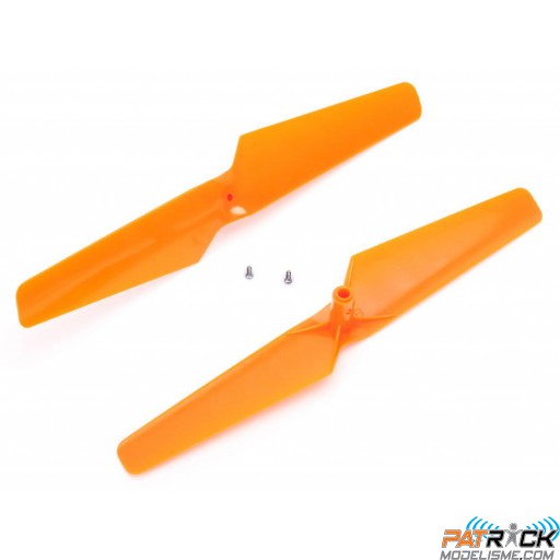 Hélice orange CW+CCW x2 - BLADE 180 QX HD/mQX