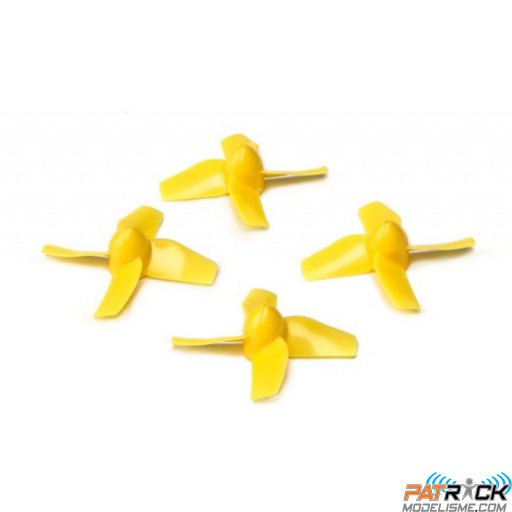 Jeu de 4 hélices jaune - INDUCTRIX