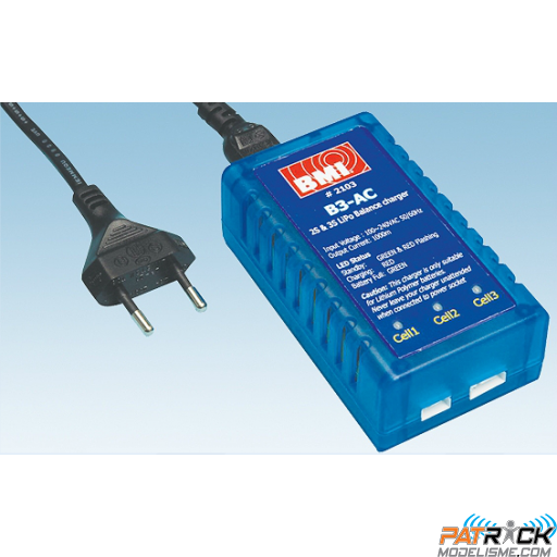 Chargeur BMI Lipo B3-AC 2-3S - 1A