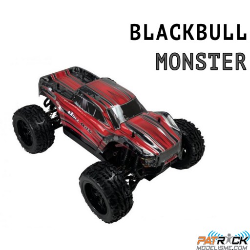 BlackBull MONSTER ROUGE Brushed 4WD 1/10e Prête à rouler