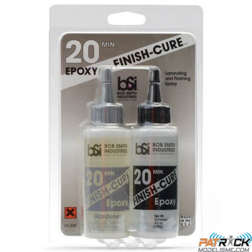 Résine bi-composant Epoxy 20-40 minutes Finish-Cure 128gr
