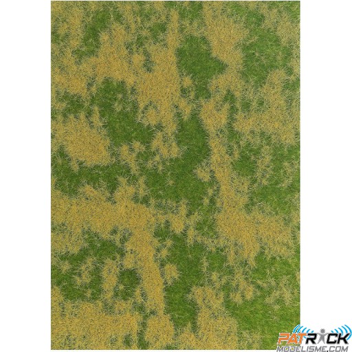 Tapis de fibre prairie de printemps 297x210mm Busch