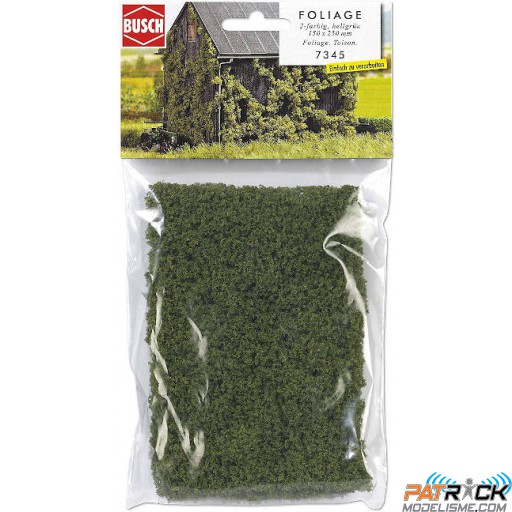 Flocage 2 couleurs vert clair 150x250mm Busch