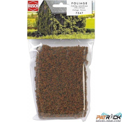 Flocage 2 couleurs brun 150x250mm Busch