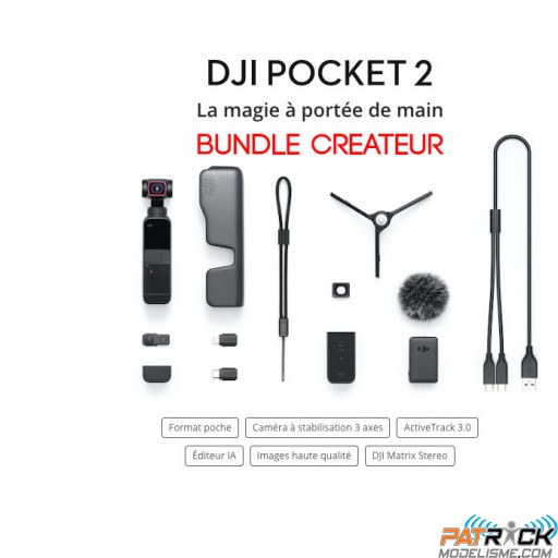 Dji Pocket 2 Bundle Créateur SUR-COMMANDE