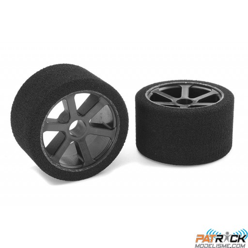Roues mousses Corally Attack touring avant 26mm 30 shore Pink 1/12e