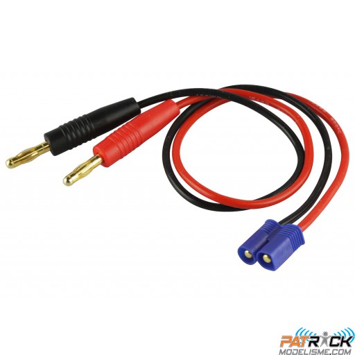 Cordon de charge bananes 4mm vers mâle EC3