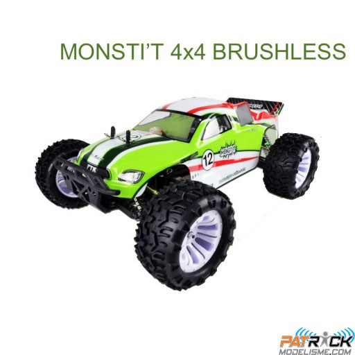 Pro-racer Monst'it 4x4 brushless lipo RTR