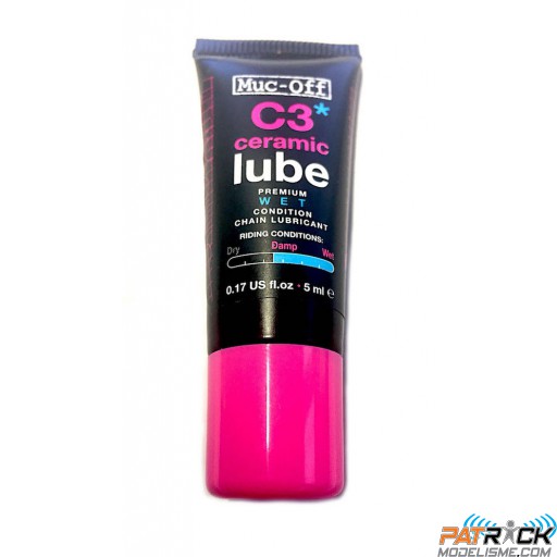 Muc-Off lubrifiant céramique C3 spécial humidité 5 ml
