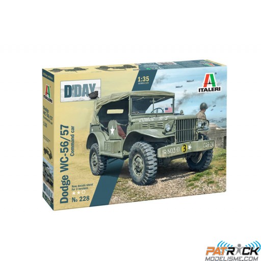 1/35e Italeri Dodge WC56 Staff Car