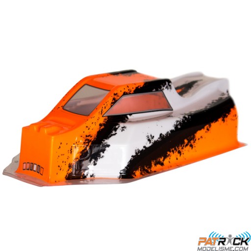 Carrosserie BX8SL noir/blanc/orange prépeinte