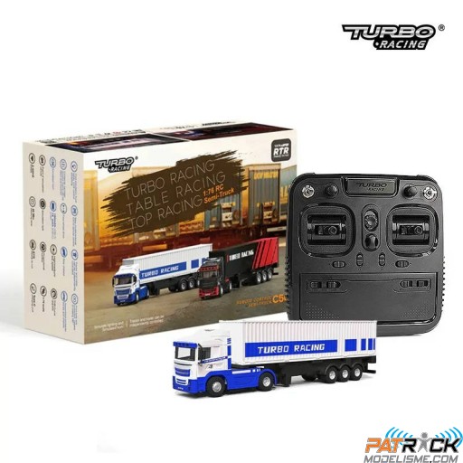 Turbo Racing Micro Camion C50 Blanc - 1/76e