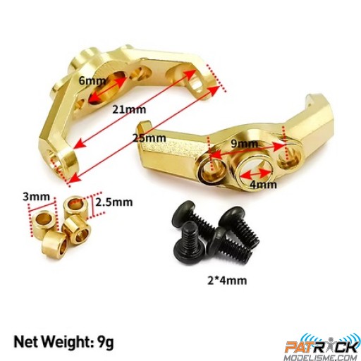 Support de fusées de direction laiton FAST - Traxxas TRX-4M
