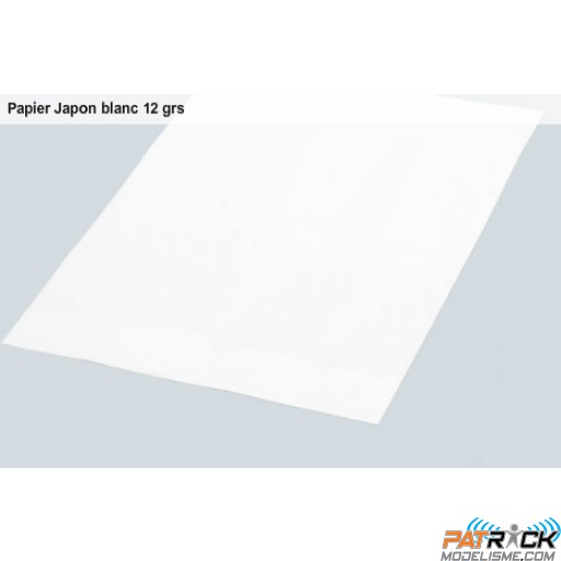 Papier Japon blanc 12grs/m2 700x500mm
