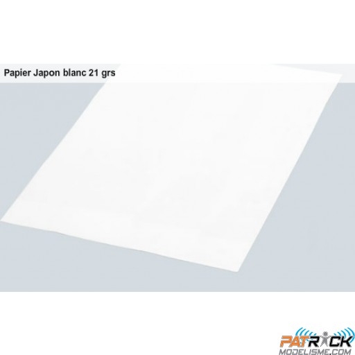 Papier Japon blanc 21grs/m2 700x500mm
