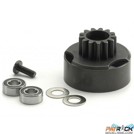Cloche d'embrayage ventilée 14 dents Carson pour 1/8e