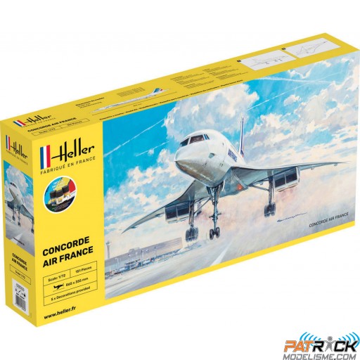 1/72e Heller STARTER KIT Concorde AF