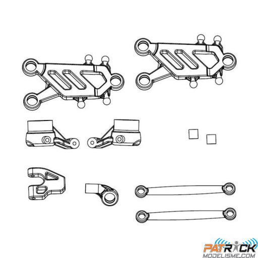 Set de triangles de suspension Carson X18