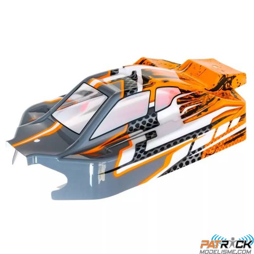 Carrosserie NXT EVO 4s orange/grise + Stickers