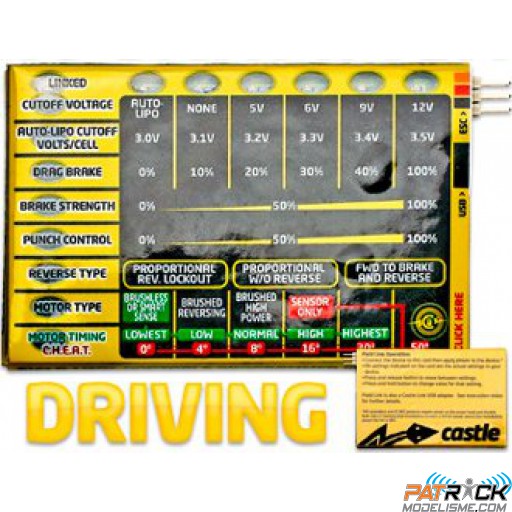 Castle Creation Carte de programmation DRIVING