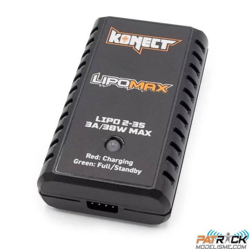 Chargeur Konect LipoMax USB-C 2-3S 3A 38W