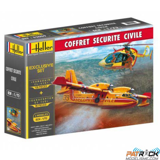 1/72e Heller Coffret sécurité civile