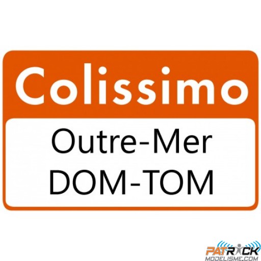 Frais de port colissimo recommandé Outre Mer / colis -1kg