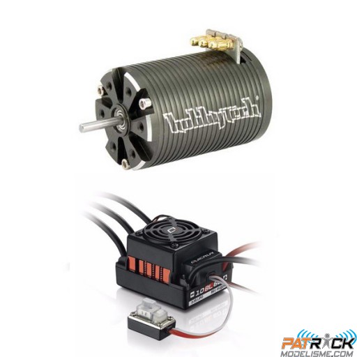 Combo brushless 1/10 ESC Quicrun WP 60A + 10,5T 3200KV