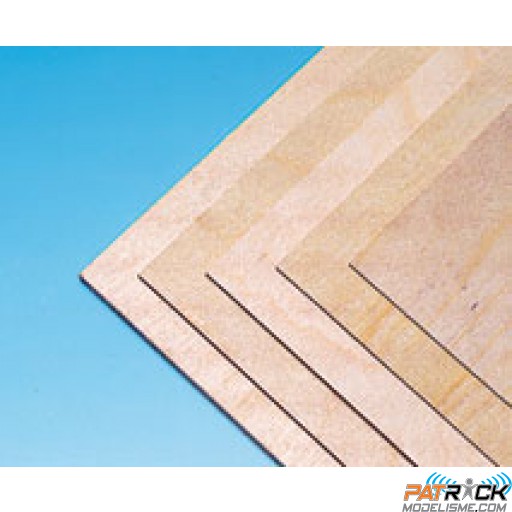 Planche contreplaqué Bouleau Multiplis - 250x1000mm 10/10e