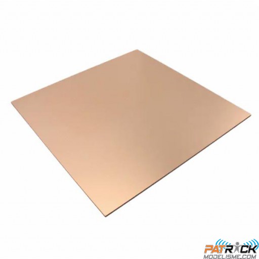 Feuille de cuivre 200x200x0.8mm