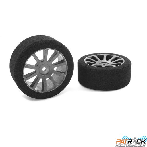 Roues mousses Corally Attack touring avant 26mm 37 shore 1/10e