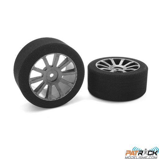 Roues mousses Corally Attack touring arrière 30mm 35 shore 1/10e